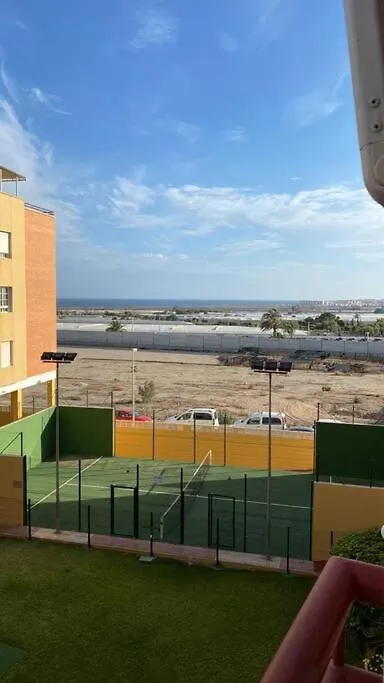Piso Con Vistas Al Mar, Piscina, Terracita, Padel Y Zona De Juego Para Ninos Apartment Roquetas de Mar